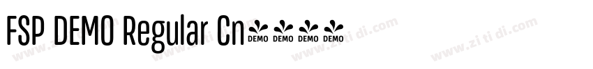 FSP DEMO Regular Cn字体转换